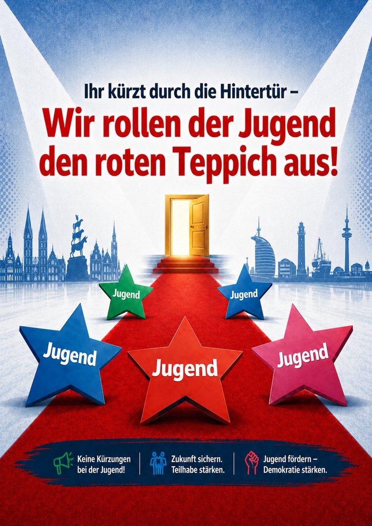 Vorschau des Plakats Wir rollen der Jugend den roten Teppich aus